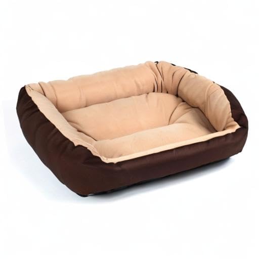 Cama para Perro Hills Cafe Beige Resistente y Confortable con Relleno Suave en Tallas a Elegir