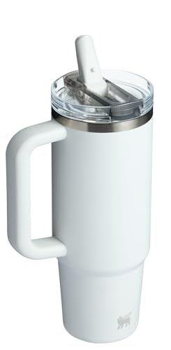 Vaso Termo Stanley Quencher ProTour 30 Onzas con Popote Abatible y Tapa a Prueba de Fugas para Viajes