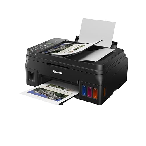 Canon Impresora Multifuncional Wi-Fi G4110 de Tanque de tintas con ADF y Fax