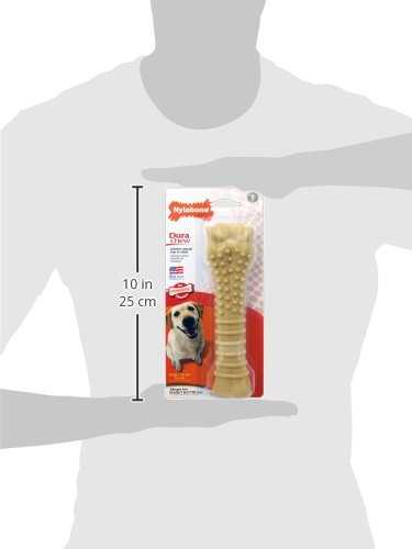 Hueso de Perro Nylabone Mantequilla de Maní Resistente para Masticadores Agresivos Talla XL/Souper