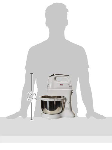 Batidora de Pedestal T-Fal Blanco Quick Mix 300W 3.5L 5 Velocidades Turbo