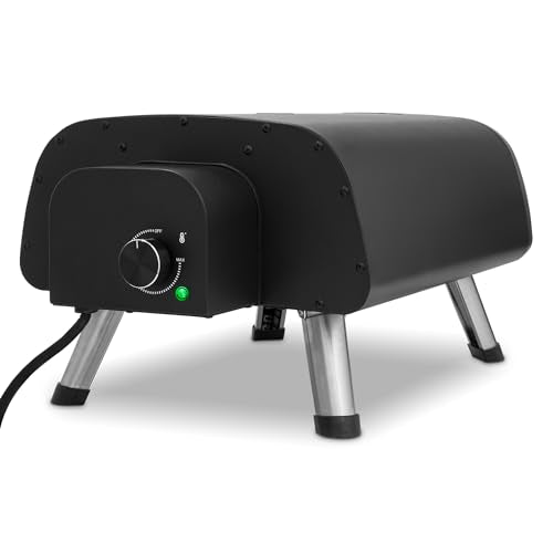 Newair - Horno eléctrico de pizza de 12 pulgadas, máquina para hacer pizzas en el hogar y al aire última intervensión, horno de convección de 1850 W, bandeja para pizza, estufa portátil resistente al