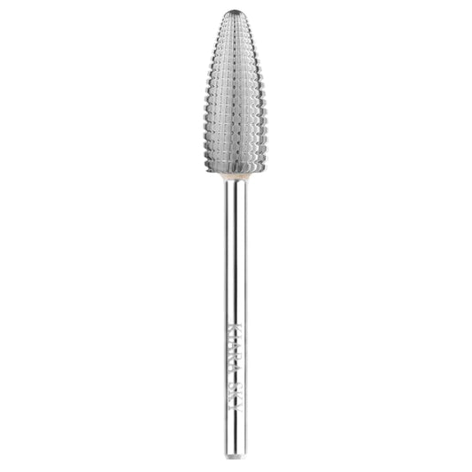 KIARA SKY NOVIIML fessional Nails Stainless Steel Universal Drill Bits for e-file Nail Drill (Typhoon Fine Bit (Silver))