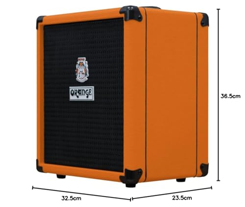 Combo de amplificador de bajo y guitarra, Crush Bass 25, Anaranjado
