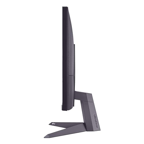 LG 24GS50F-B 24" FHD (1920 x 1080) Ultragear Monitor Gaming con 180Hz, 1ms MBR, HDR10, AMD FreeSync, HDMI, DisplayPort, diseño virtualmente sin Bordes de 3 Lados, Color Negro