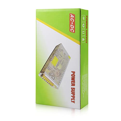ALITOVE Fuente de Alimentación 24V 10A 240W Transformador CA 110 V/220 V a CC 24V 10amp Convertidor de Conmutación Regulado Universal para Tira de Luz LED Sistema de Seguridad de Cámara CCTV