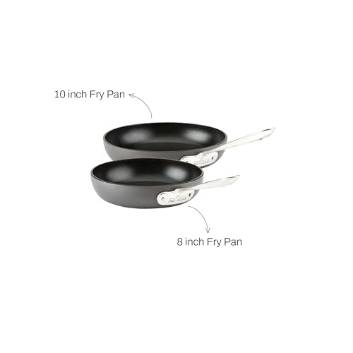 Juego de Sartenes Antiadherentes para Inducción All Clad NS1 Negro