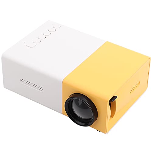 GOTOTOP Mini LED Portátil Pocket Pico Projector Gran para Ni?os HD 1080P Compatible con HDMI AV VGA USB Conectar a PC Laptop de Navidad para(U.S. Standard (110V-240V))
