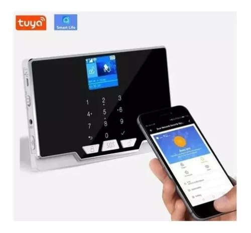 Clicklife Alarma Casa Negocio gsm Chip Celular WiFi Inalámbrica Kit6 Sirena de 30 Watts. con 6 sensores inalámbricos de 3 Movimientos y 3 de Puertas. Dos Variantes: WiFi o Cableada.