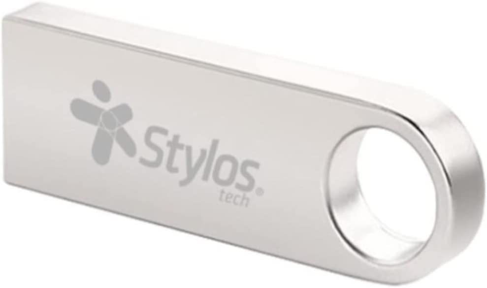 Kit USB 32GB PSA Computo y Papelería Plateado Diseño Metálico Duradero