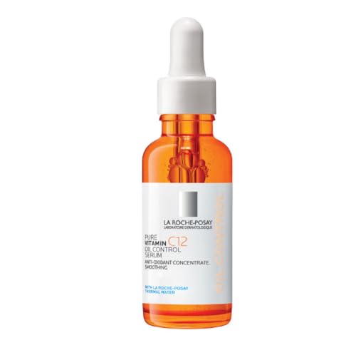 La Roche-Posay Pure Vitamin C12 Oil Control Serum 30ml Serum anti-oxidante con 12% de Vitamina C y Ácido Salicílico para piel mixta a grasa