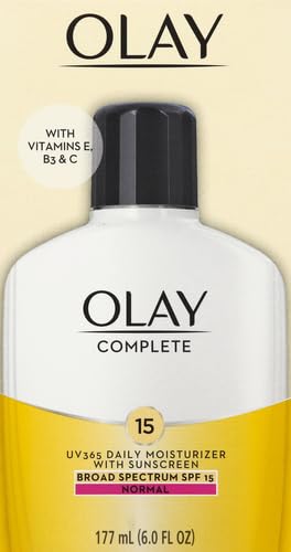Olay Complete All Day Moisturizer with Broad Spectrum SPF 15, Normal, 6 Fluid Ounce