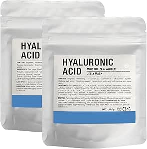 Pack 2 Micro Ingredients Hyaluronic Acid Powder - DIY Facial Serum for Skin Hydration - Pure Natural Cosmetic Grade - Serums for Moisturizing and Plumping - 100g