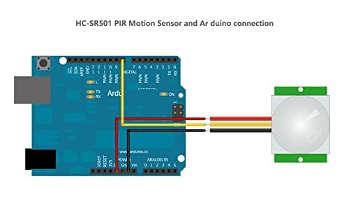 Sensor de Movimiento Infrarrojo Stemedu HC-SR501 para Arduino y Raspberry Pi