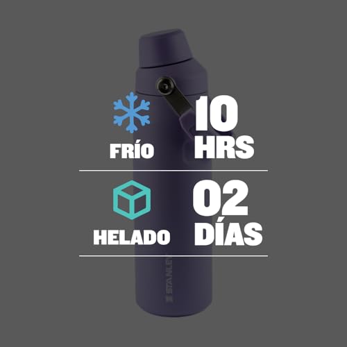 Botella Stanley IceFlow Aerolight 709 ml, con Tapa de Flujo Rápido, Aislamiento de Doble Pared, Mantiene Bebidas Frías, Termo Acero Inoxidable libre de BPA, Botella Stanley 24 oz, LAVENDER