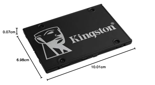 Disco de Estado Sólido Kingston KC600 512GB SATA 3 Negro con Encriptación XTS-AES 256-Bit