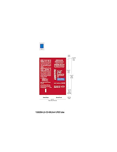 Loctite Threadlocker 243, fijador de roscas de Alta eficacia