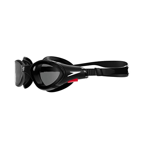 Anteojos de Natación Speedo Unisex Negro Blanco Humo Biofuse 2.0 para Adultos
