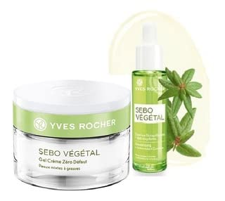 Yves Rocher Set Sebo Végétal: Esencia Matificante y Crema Facial En Gel Matificante