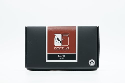 Noctua NA-FH1, Hub para Ventiladores de 8 Canales para Conectar hasta 8 Ventiladores de 12V o 5V, Tanto PWM de 4 pines como de 3 pines (Negro)