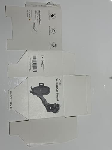 Soporte para Celular APPS2Car Negro Parabrisas y Salpicadero con Ventosa Potente para Automóvil