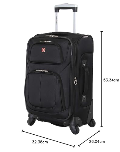 Equipaje Expandible SwissGear Sion Negro Carry-On 21 Pulgadas