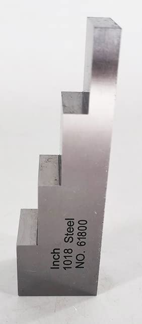 Bloque De Calibración De Medidor De Espesor Ultrasónico 0.25 0.5 0.75 1 Para Espesor Y Linealidad En Pruebas NDT Con Acero 1018