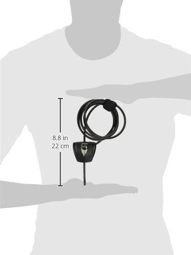 Candado de Cable Master Lock Negro y Plateado 6' x 3/16" diámetro