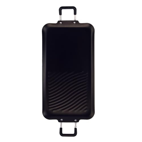 Grill Doble T-fal Negro de 50 cm con Tecnología Antiadherente Easy Plus y Termo Señal