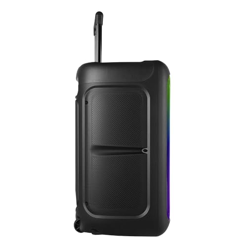 Kaiser Bocina Bluetooth de 12 Pulgadas con Luz Tipo Flama, KSR-Link, DSP High Quality, Efectos de Sonido, Micrófono Inalámbrico, Recargable, FM, USB, Micro SD, Aux, Potencia de 40W RMS