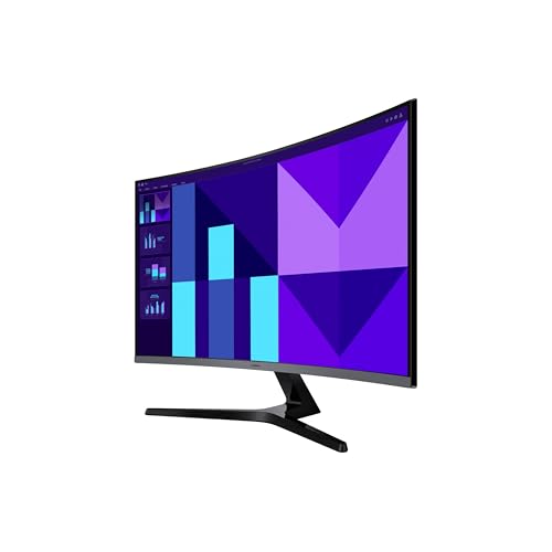 SAMSUNG 32" S3 (S39GD) Monitor curvado FHD 100Hz, modo de juego, modo de ahorro de ojos, conectividad múltiple con puerto HDMI, altavoces integrados, LS32D396GANXZA, 2025