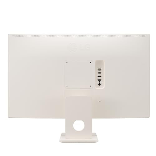 LG 27SR50F-W Monitor inteligente de 27 pulgadas FHD (1920 x 1080), visualización IPS WebOS 23, HDR 10, x2 altavoces integrados, AirPlay 2, visualización compartida, Bluetooth, aplicación ThinQ