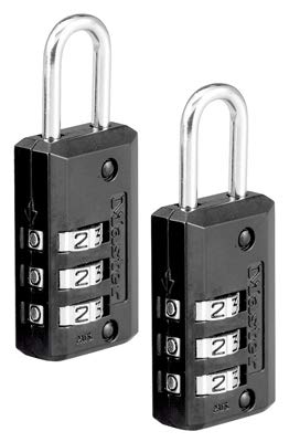 Candado para Equipaje Master Lock 646T Combinación Reprogramable 3 Dígitos