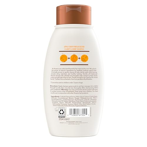 Aveeno Scalp Soothing, Champú, NA, 12 onzas