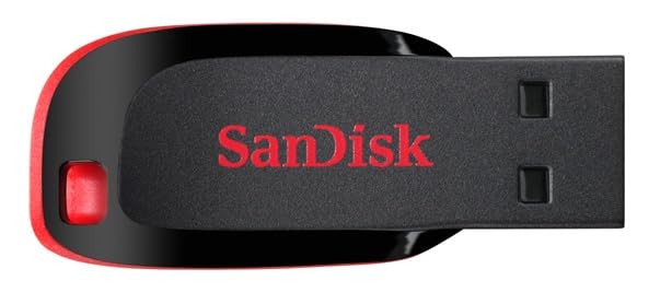 Kit de 5 Memorias USB SanDisk Cruzer Blade CZ50 Negro Rojo USB-A 16GB 2.0 PSA Computo Y Papeleria