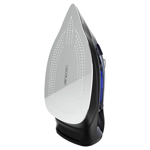 Cecotec Plancha horizontal IronHero 3200 Force Anodized. 3200 W, tecnología Power Steam, golpe de vapor extra 270 g/min, suela Turbo Slide, sistema antigoteo, Cyclo Clean, filtro antical