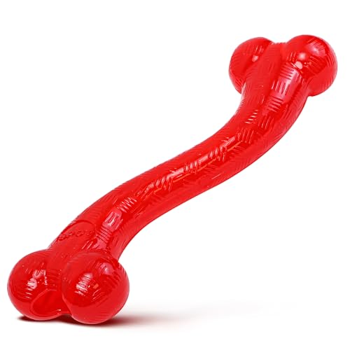Juguete para Perros SPOT Play Strong S Bone rojo Duradero para masticadores agresivos