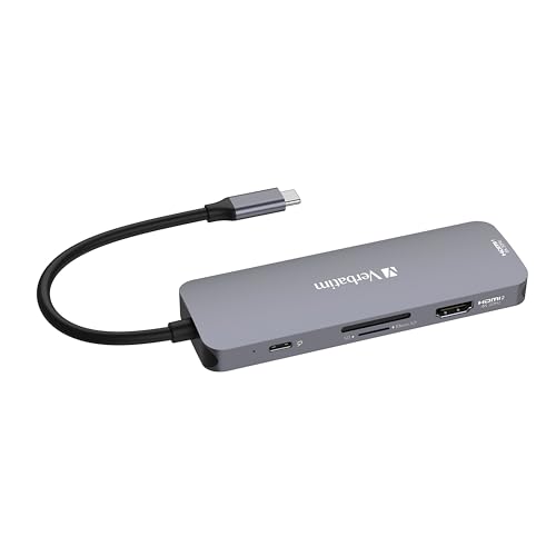 Hub USB-C Multiport 8 Puertos Verbatim Pro