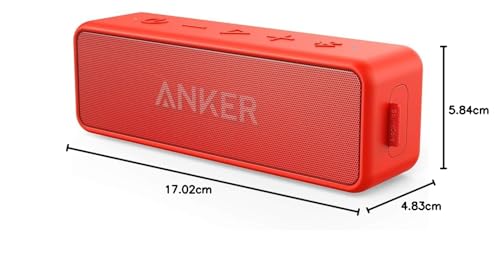 Soundcore Anker 2 Bocina Bluetooth Potente, batería de 24 Horas, protección contra el Agua IPX7, Graves enormes con Dos Controladores de Graves