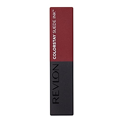 Revlon ColorStay Suede Ink, Pintalabios Mate de Larga duración, Enriquecido con Vitamina E (Tono 019 In The Zone)