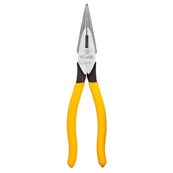 TULMEX TMX0002 | Juego de pinzas para profesionales 3 piezas | Corte preciso y sujeción firme | Hechas por manos mexicanas | Pinzas electricista | Herramientas | Mangos ergonómicos y codificados