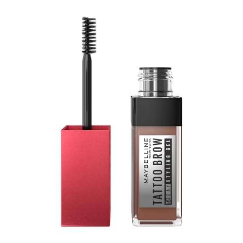 Maybelline Estilizador de cejas en gel de facil aplicación, Tattoo 3D tono Warm, 21g