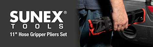 Sunex 3703 V, 11", manguera Gripper Juego de alicates, 3 piezas