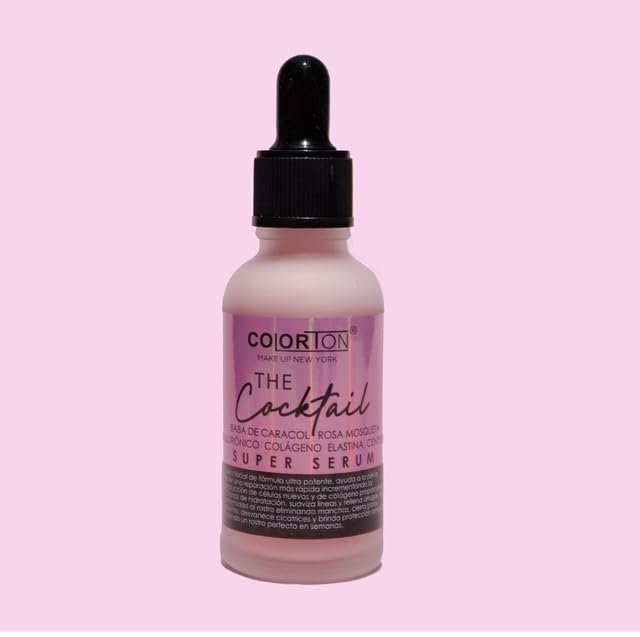 Kit 2 Super Serum Reparador The Cocktail By Gaero Shop | Colorten | 30 ml | Baba de Caracol, Rosa Mosqueta, Hialuronico, Colágeno y Elastina