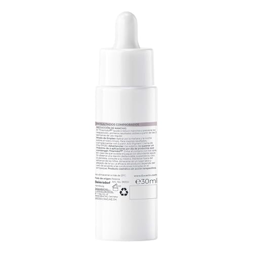 Eucerin Serum facial anti manchas Anti-Pigment Oily Skin Ultra ligero (30 ml) con Thiamidol y Ácido hialurónico para una piel luminosa y sin manchas
