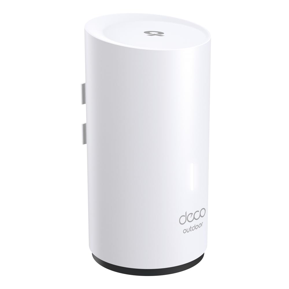 YUAKUOD k Deco X50-Outdoor (1-Pack) - Sistema WiFi 6 AI Mesh, AX3000 Doble Banda 2.4 GHz/5 GHz,4k, Cobertura hasta 232 m2, 2X Puertos GigabIt por Unidad, Certificado como Resistente al Agua