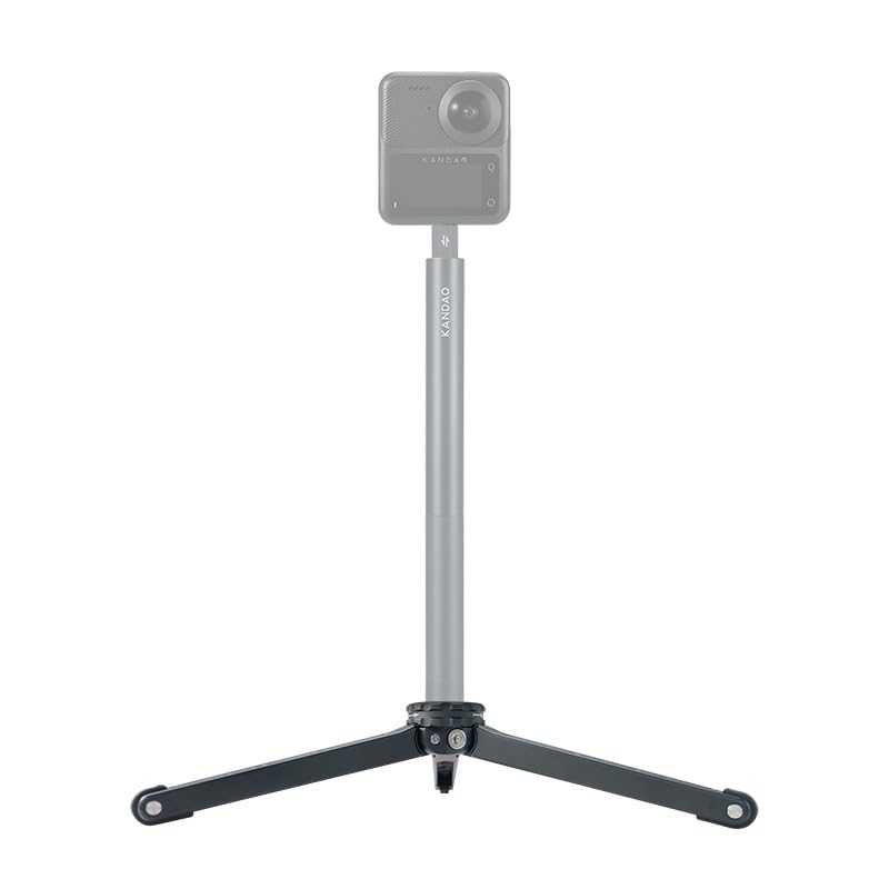 KanDao - Soporte de trípode para cámara, compatible con KanDao Meeting 360, Pro, S, QooCam EGO, 8K, 3, en acero inoxidable negro