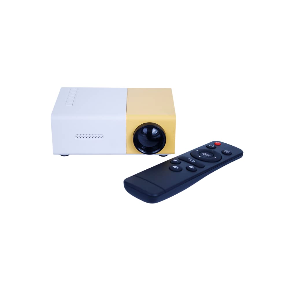 Bonalto Mini Proyector LED Portátil HD, Cine en Casa, Puertos USB/AV/SD/HD
