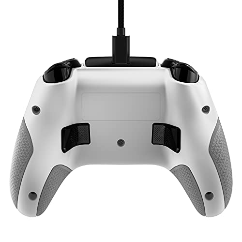 Control Alámbrico Turtle Beach Recon Blanco con Botones Asignables y Mejoras de Audio para Xbox Series X/S, Xbox One y Windows 10