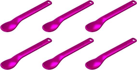 Cucharas TalkTools Magenta Suaviza la Alimentación y Fomenta el Cierre de Labios (6 Piezas)